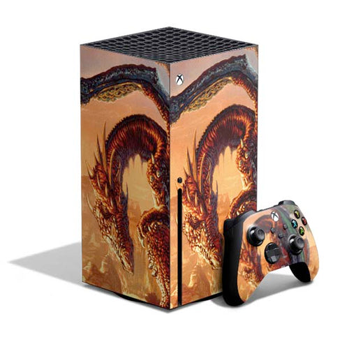 Bravery Misplaced Dragon and Knight by Ed Beard Jr Xbox Series X Skins